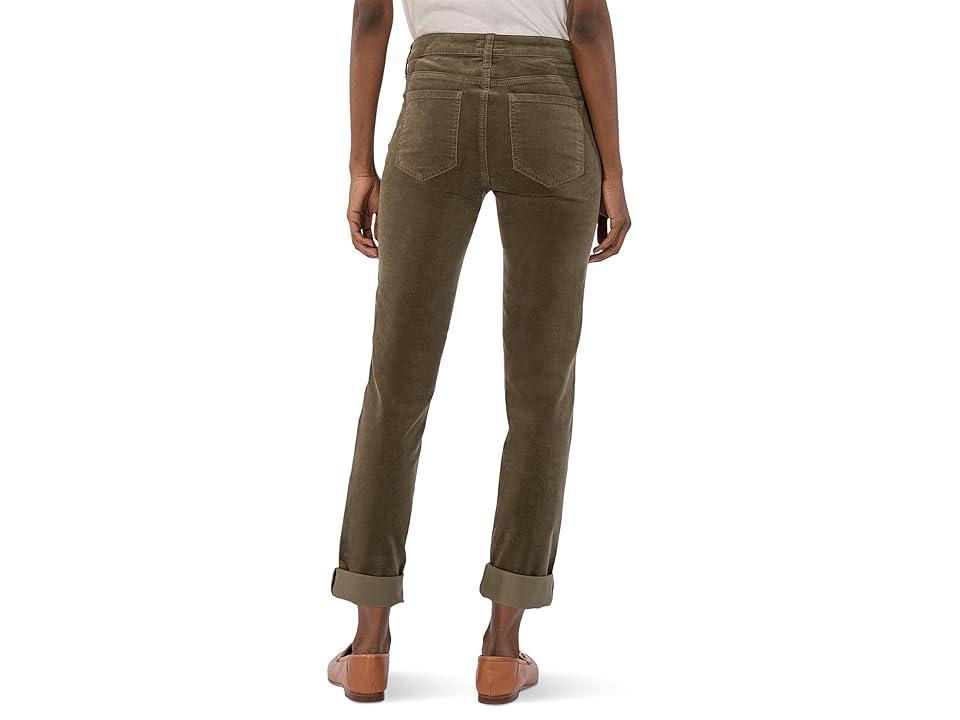 KUT from the Kloth Catherine Boyfriend in Corduroy (Pearl) Women's Casual Pants Product Image