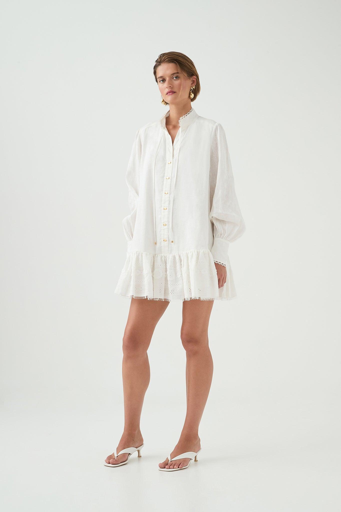 Cloud Embroidered Dress Product Image