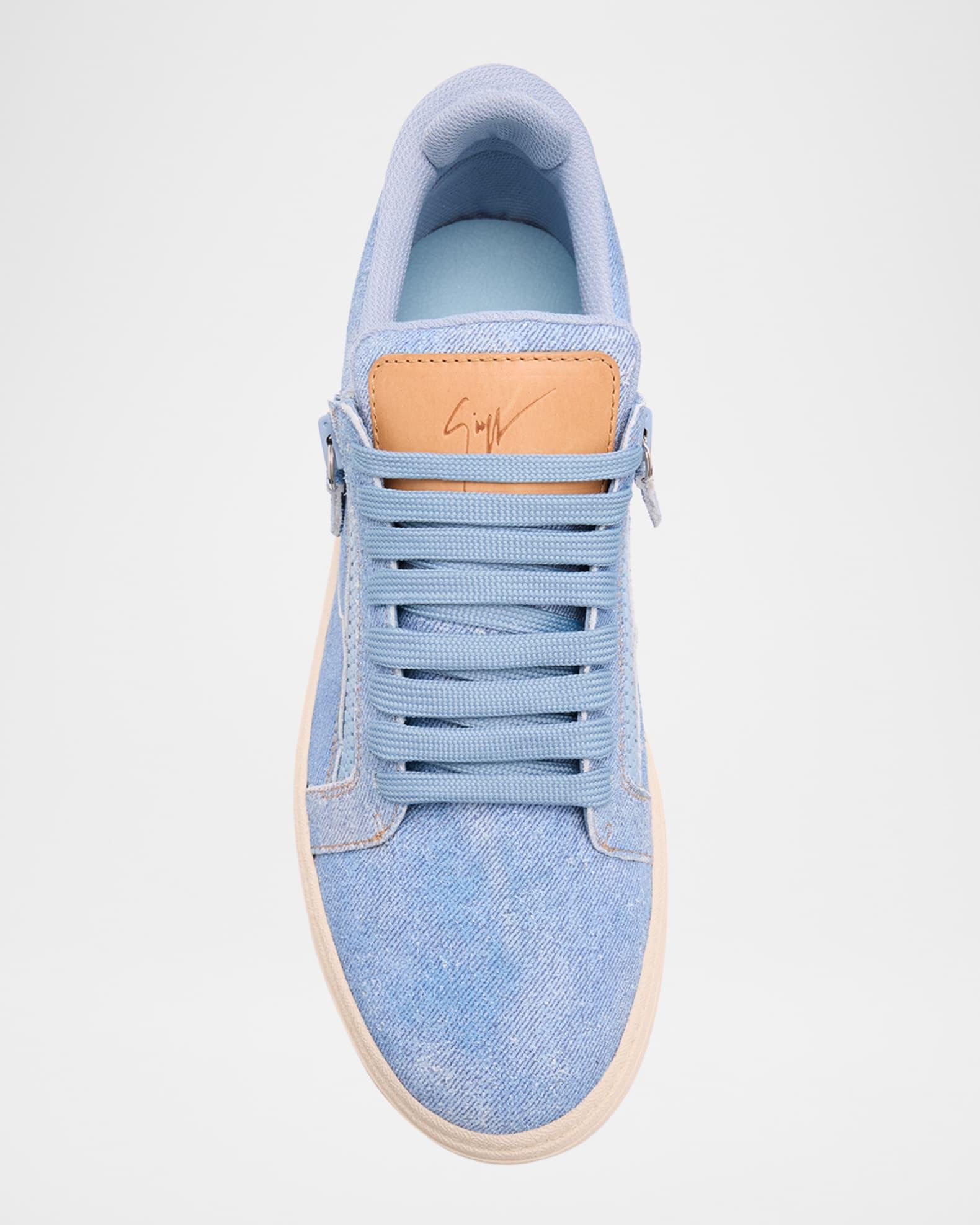 Men's GZ 94 Denim Low-Top Sneakers Product Image