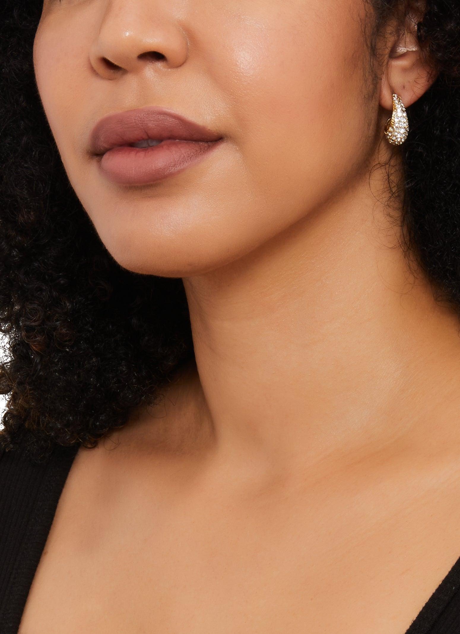 Assorted Stud and Hoop Earring Set of 6 Female Product Image