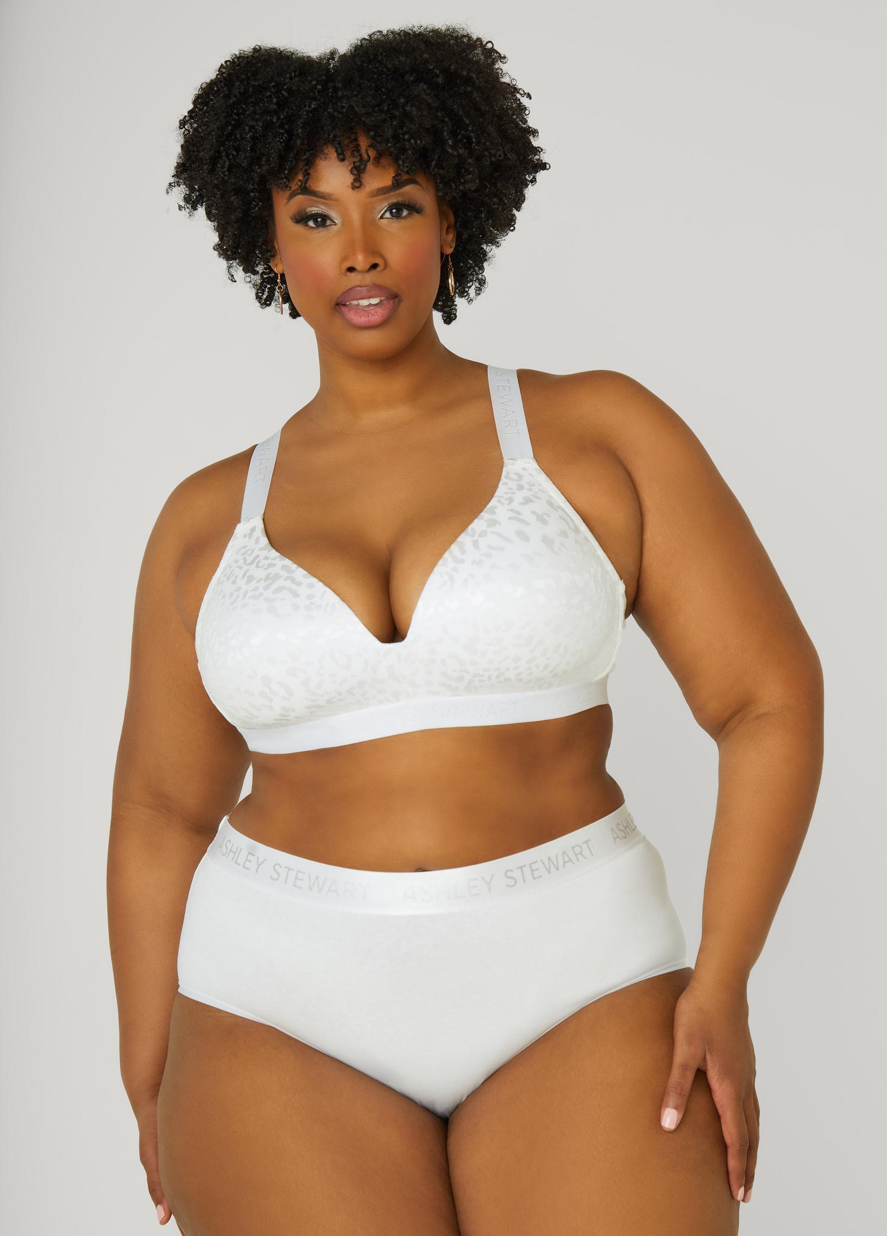 Wireless Leopard Jacquard Bra Product Image