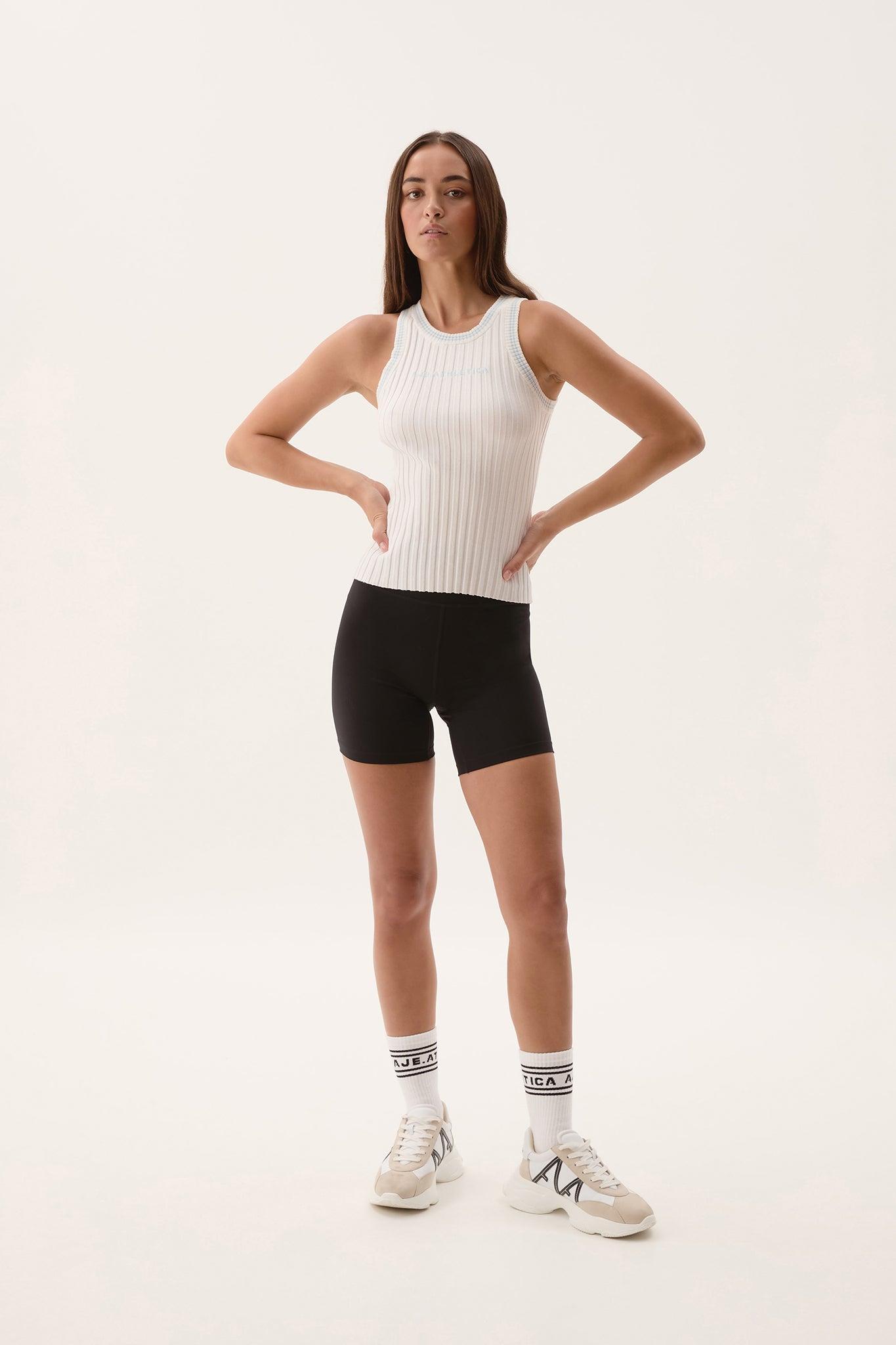 Racer Logo Ribbed Tank 117 Product Image