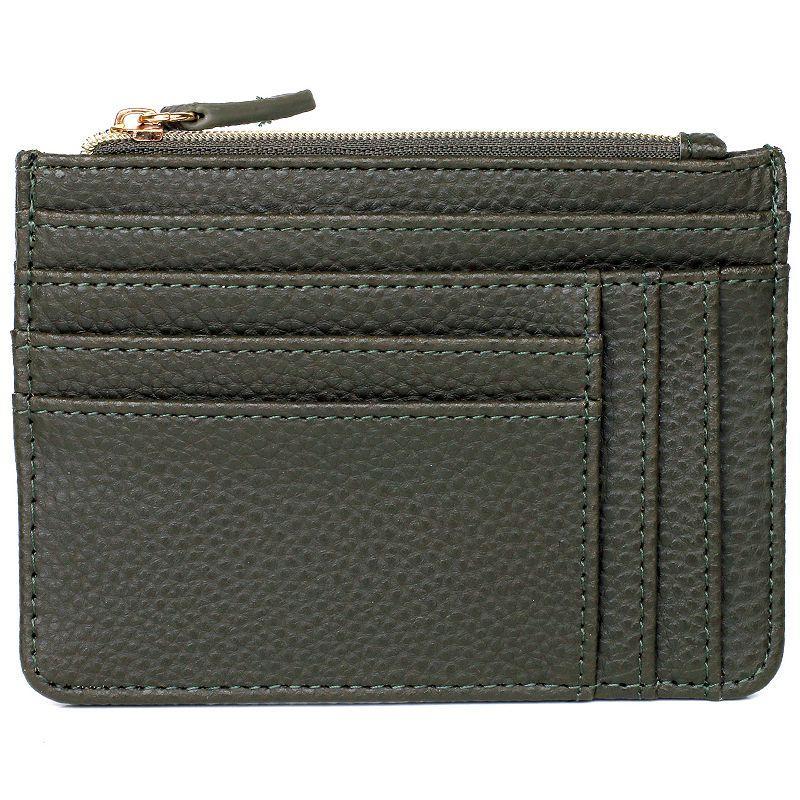 Julia Buxton Pik-Me-Up RFID-Blocking Slot Coin Pouch, Green Product Image