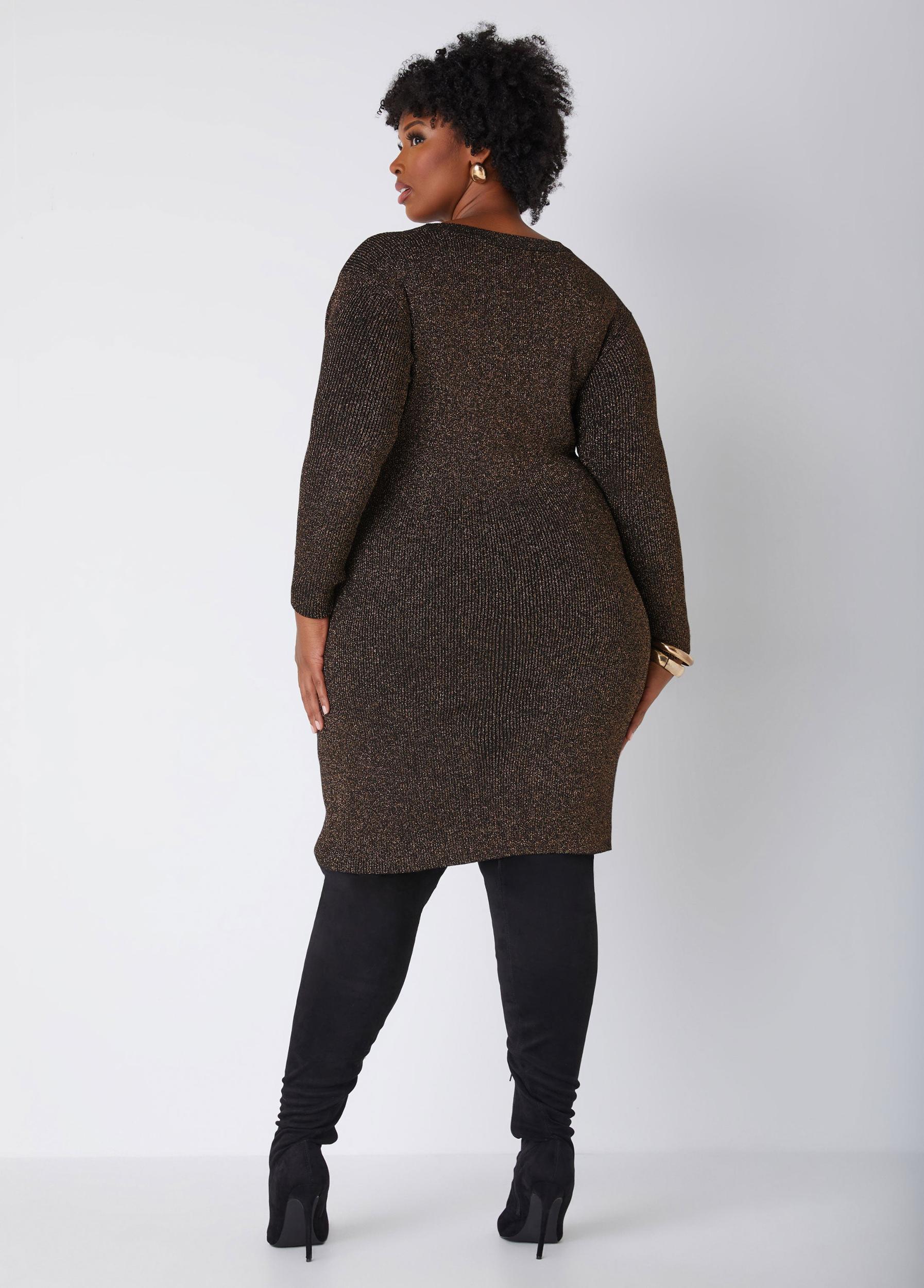 Lurex™ Bodycon Sweater Dress Product Image