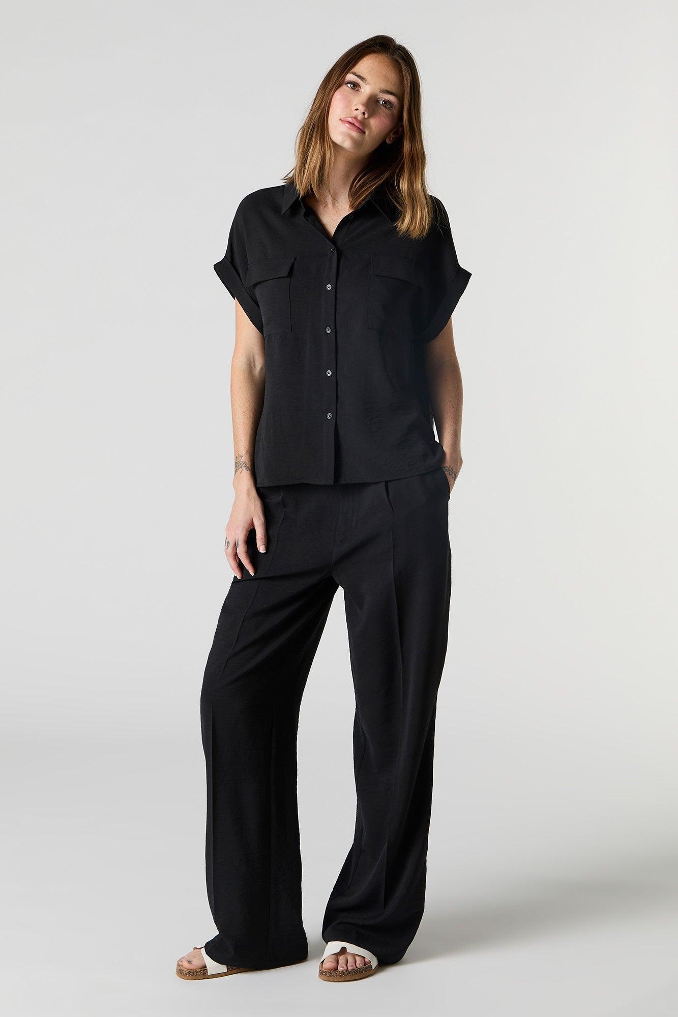 Flowy Pleated Pant Female Product Image