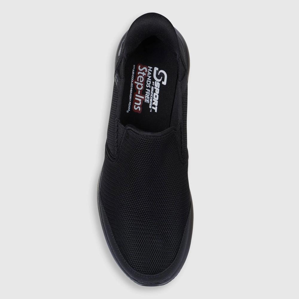 S Sport By Skechers Mens Presley Sneakers - Black 10: Slip-On, Cushioned Insole, Machine Washable Product Image