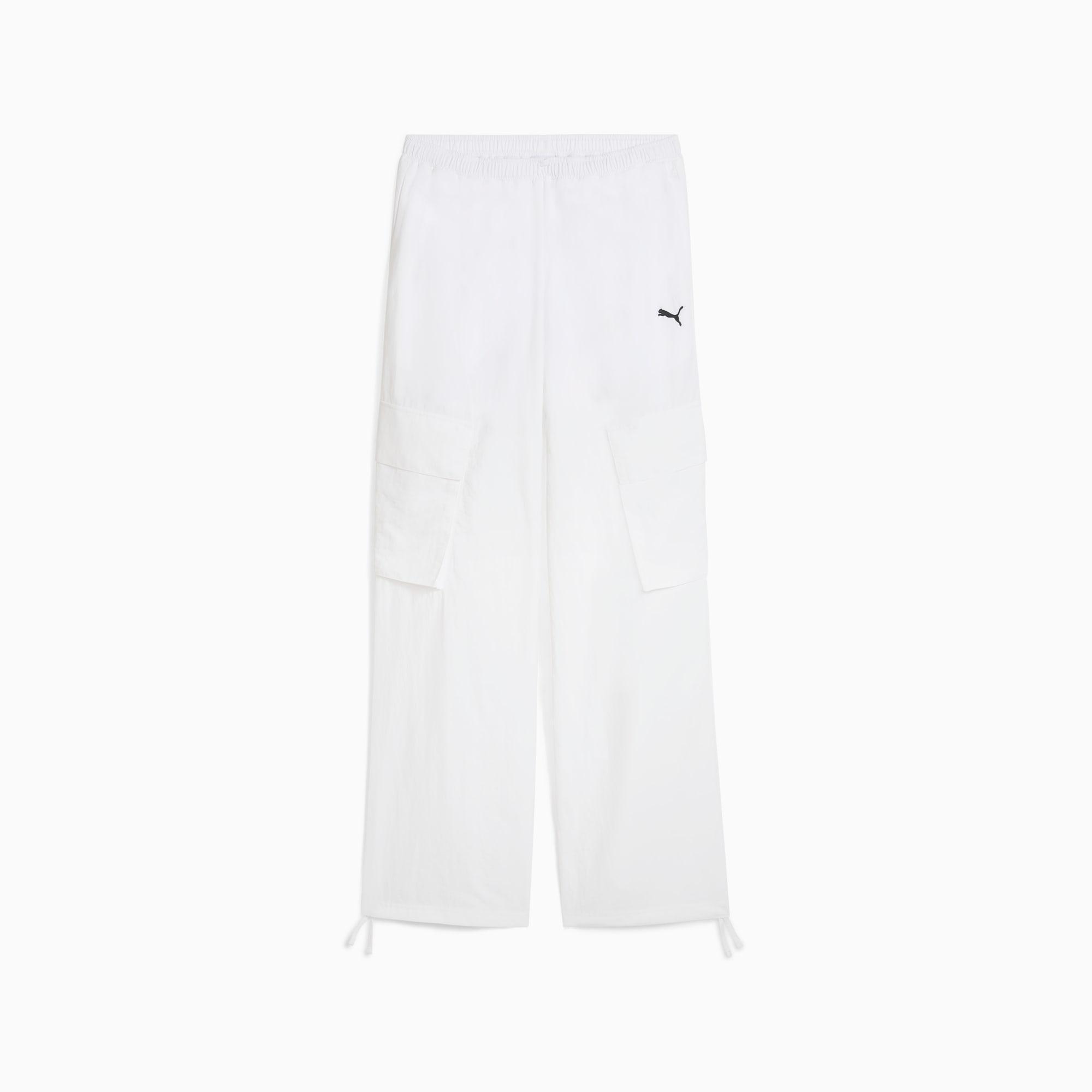 Wardrobe Essentials Women's Relaxed Woven Cargo Pants Product Image