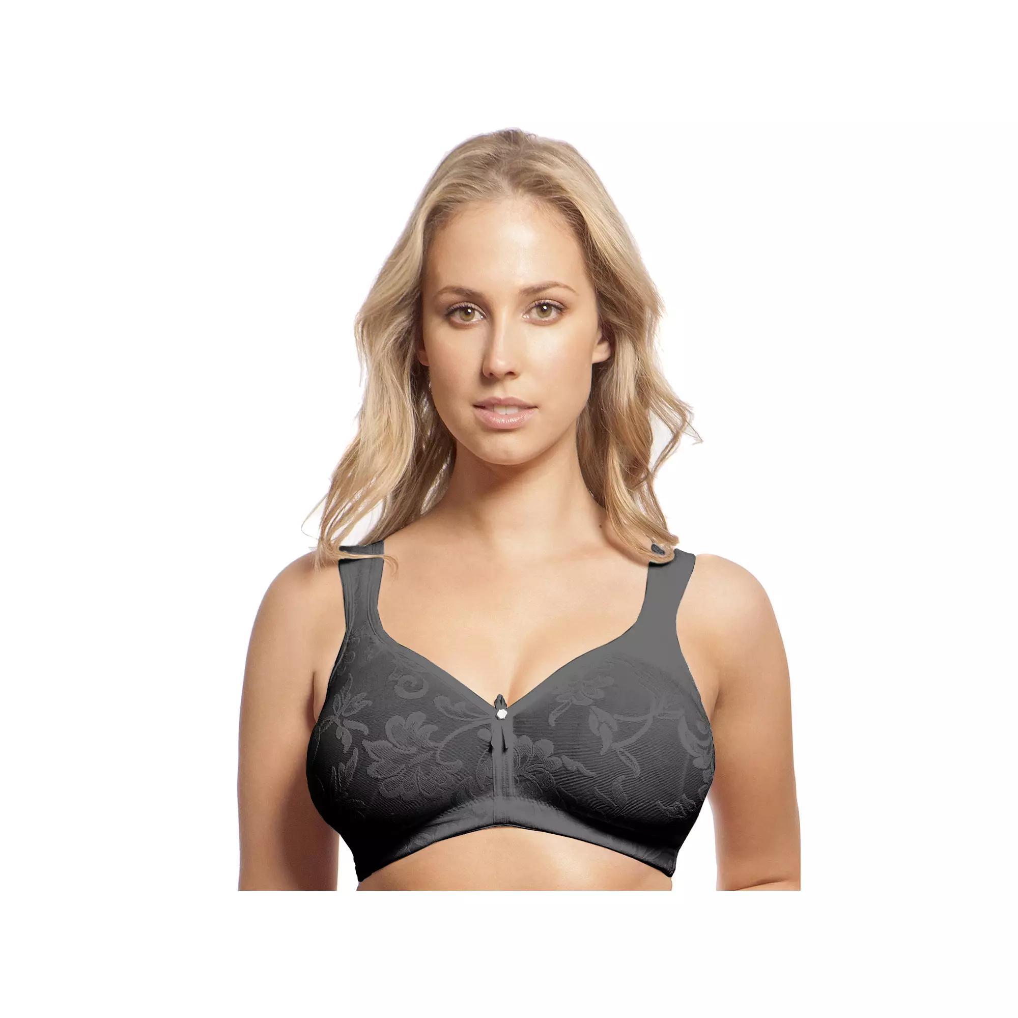 Lunaire Versailles Wireless Full-Figure Full-Coverage Bra 13214, Women's, Size: 40 Ddd, Black Product Image