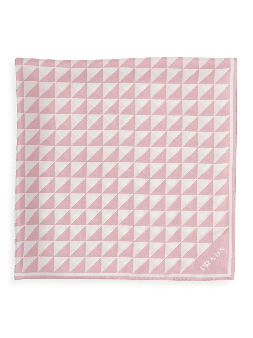 Womens Printed Silk Twill 90CM Square Scarf Product Image