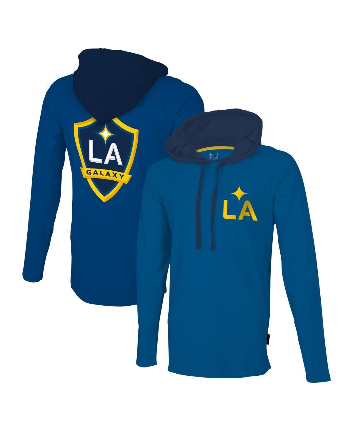 Men's Stadium Essentials Blue LA Galaxy Tradition Raglan Hoodie Long Sleeve T-Shirt, Size: Large Product Image