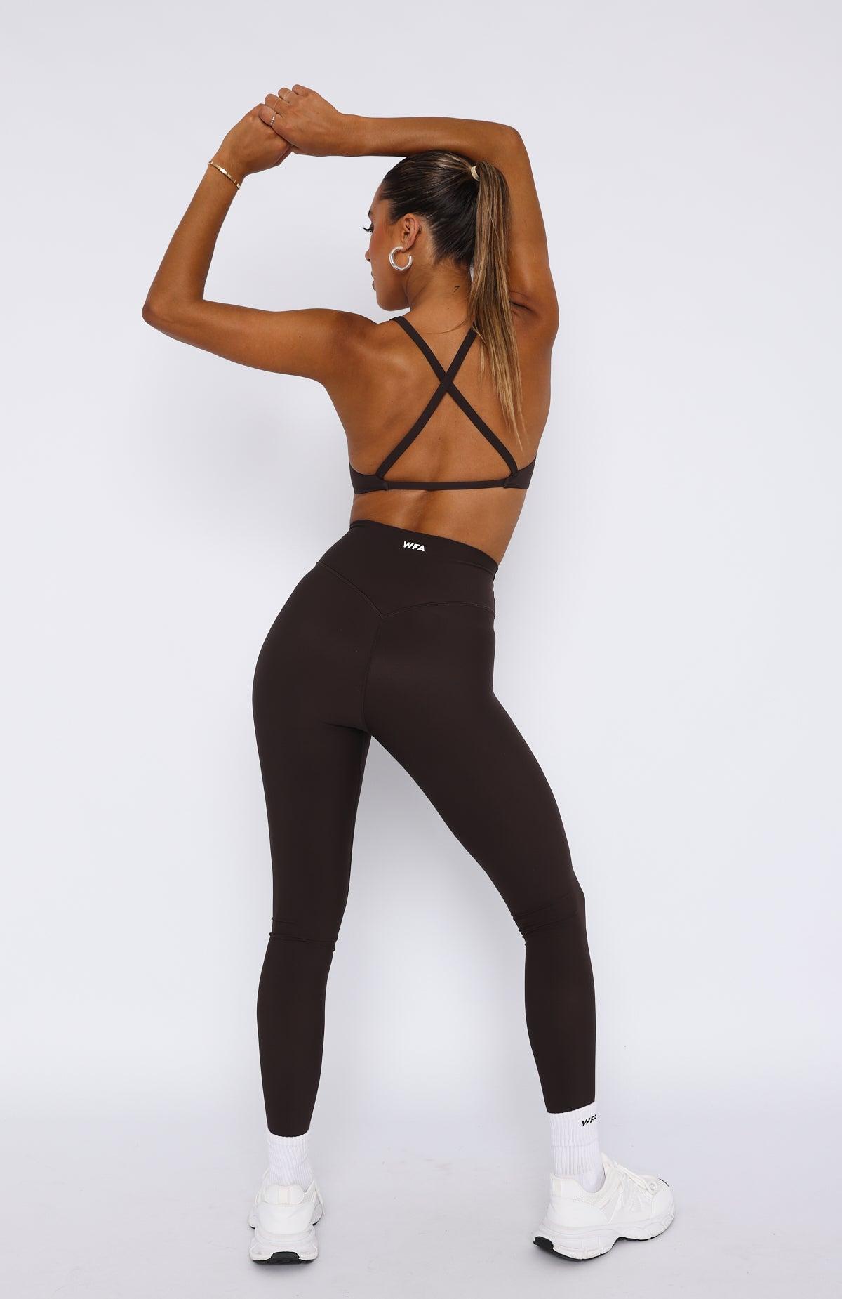 Go Getter High Waisted Leggings Espresso Product Image
