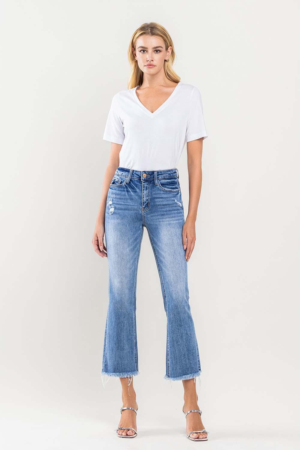 High Rise Kick Flare Jean Product Image