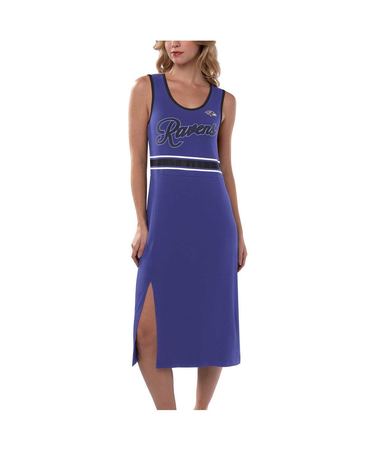 Women's G-III 4Her by Carl Banks Purple Baltimore Ravens Main Field Maxi Dress, Size: 2XL Product Image