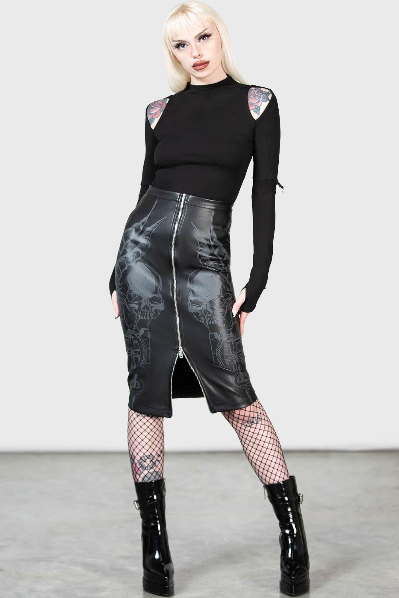 Darkest Myth Pencil Skirt Female Product Image