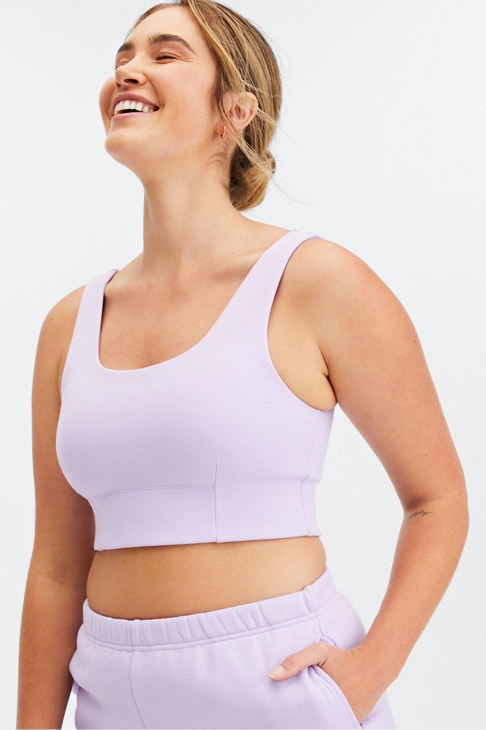 Fabletics Autumn Low Impact Sports Bra Womens purple Size XXS Product Image