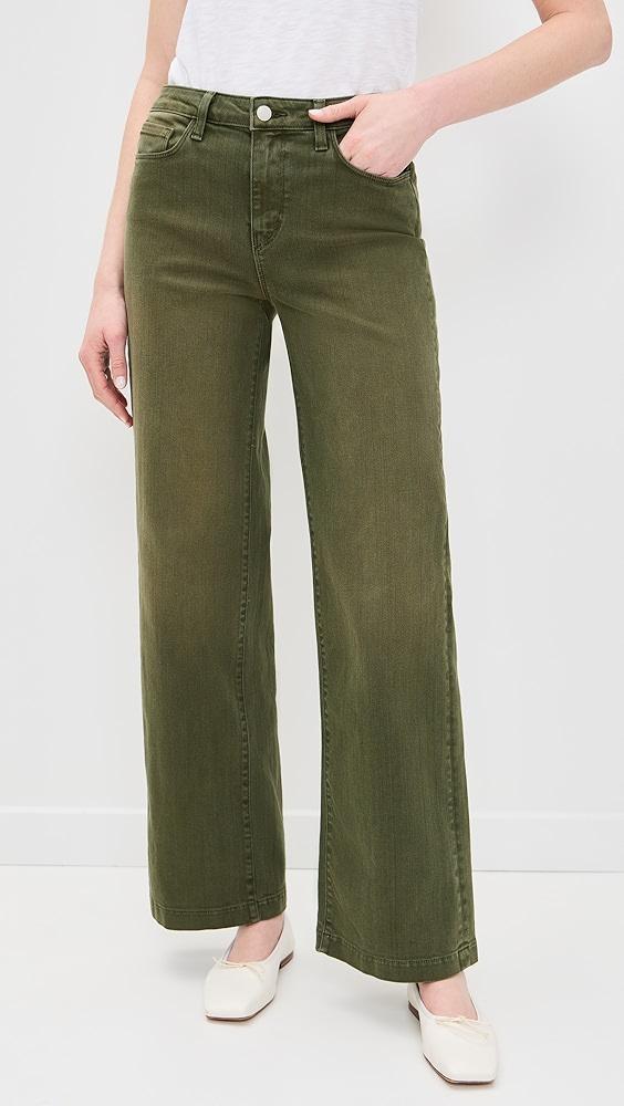 L'AGENCE Scottie High Rise Wide Leg Jeans | Shopbop Product Image