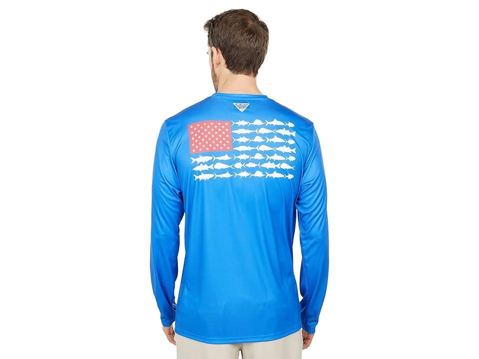 Columbia Men's Terminal Tackle PFG Fish Flag Long Sleeve Shirt- Product Image