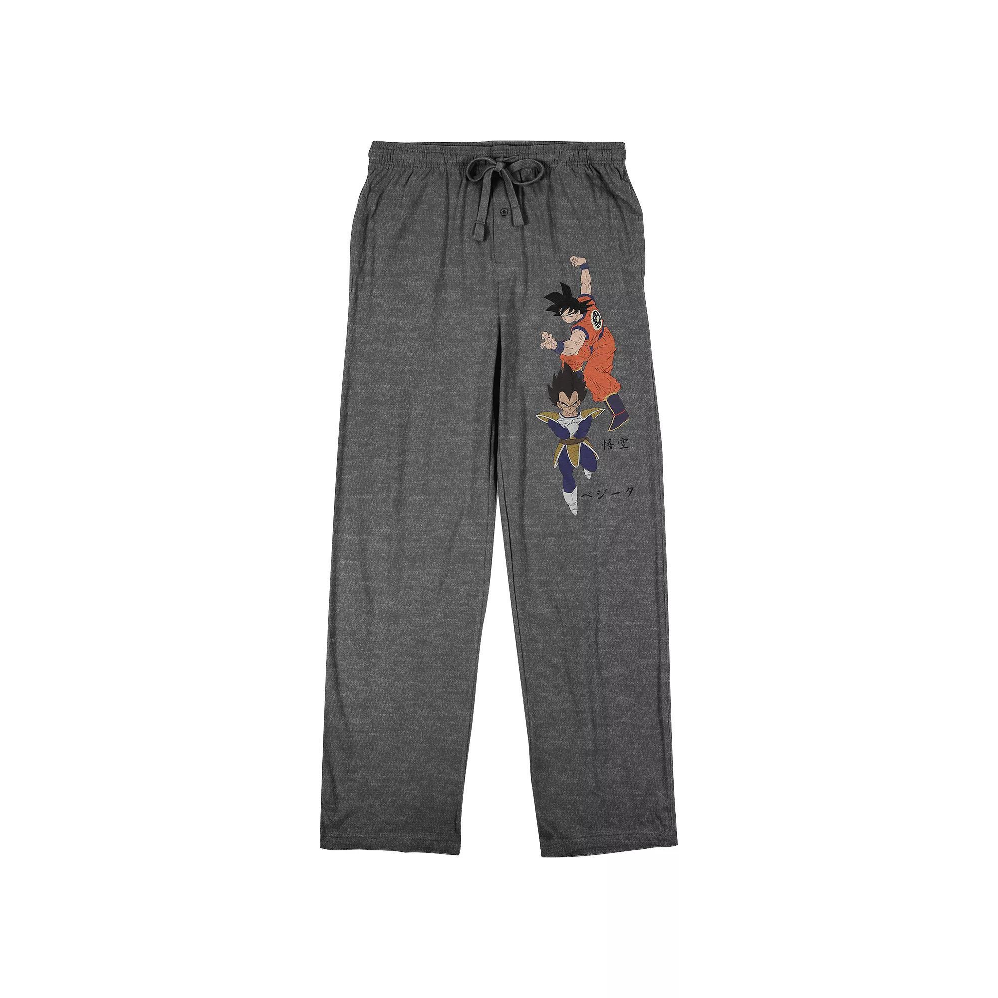Men's Original & Unrestored Dragon Ball Z Pajama Pants, Size: Small, Black Product Image