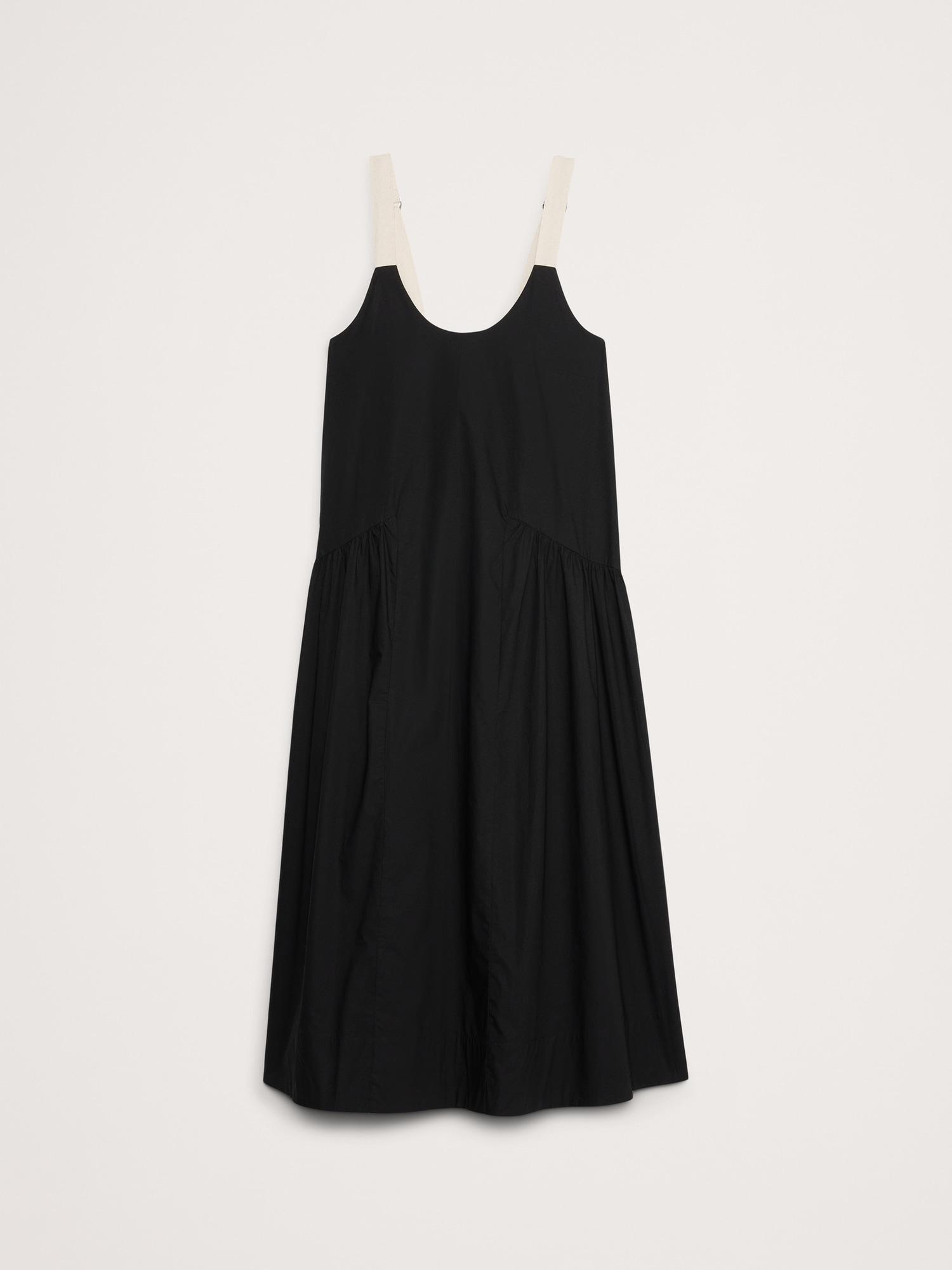 Cotton Poplin Swing Maxi Dress Product Image