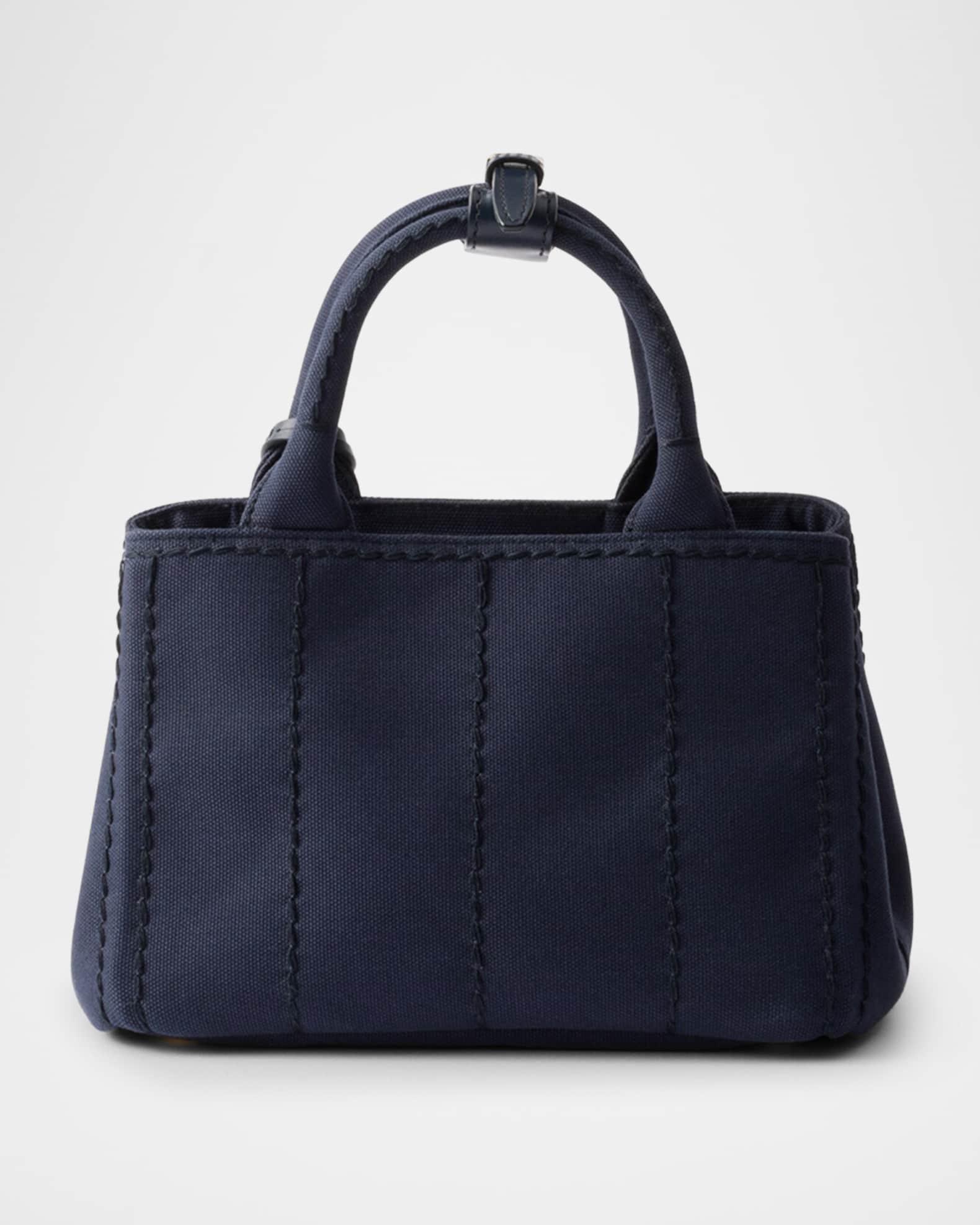 Cotton Canvas Mini Top-Handle Bag Product Image