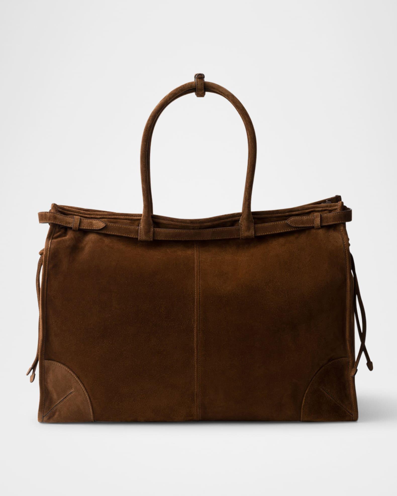 Men's Suede Tote Bag Product Image