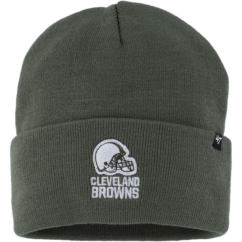 Women's '47  Green Cleveland Browns Haymaker Cuffed Knit Hat Product Image
