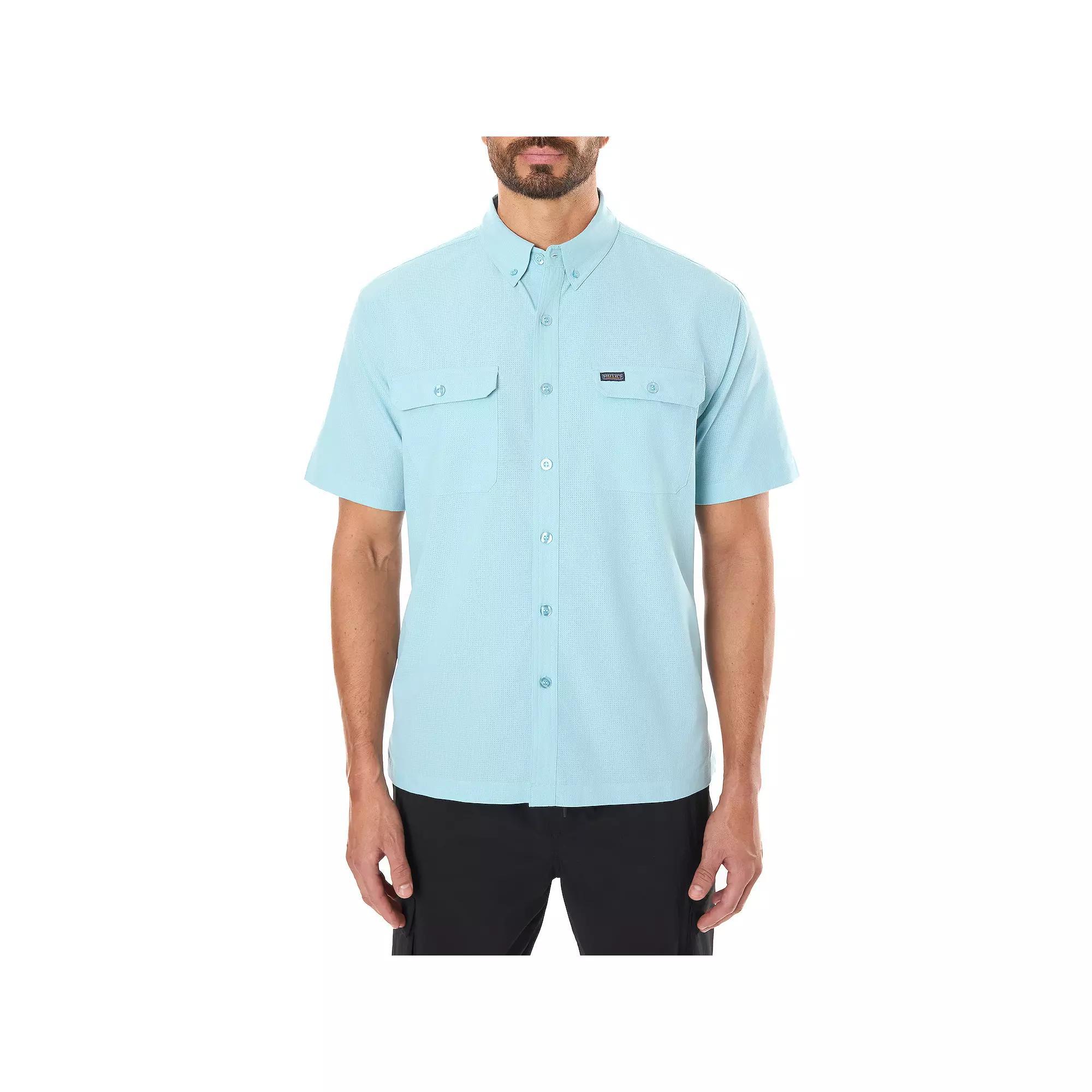 Big & Tall Smith's Workwear Short Sleeve Quick Dry Performance Shirt, Men's, Size: 3XB, Green Product Image