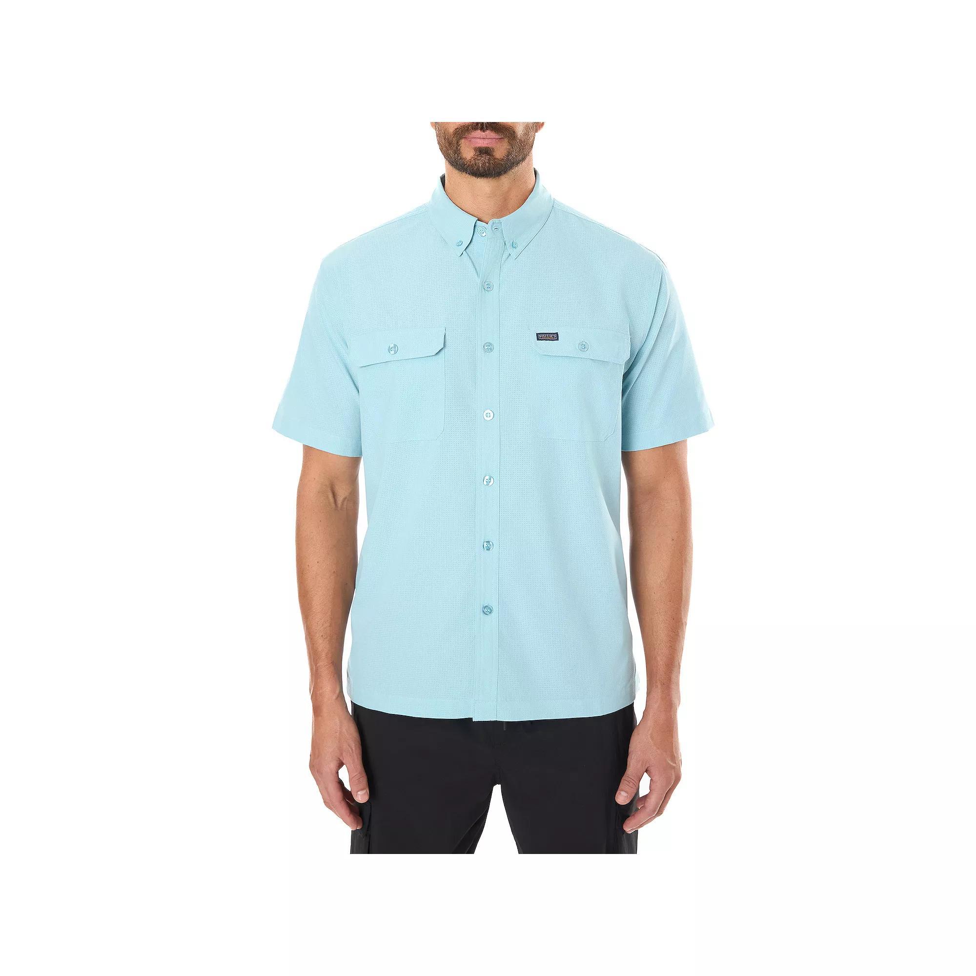 Men's Smith's Workwear Quick Dry Performance Shirt, Size: XL, Luna Gray Product Image
