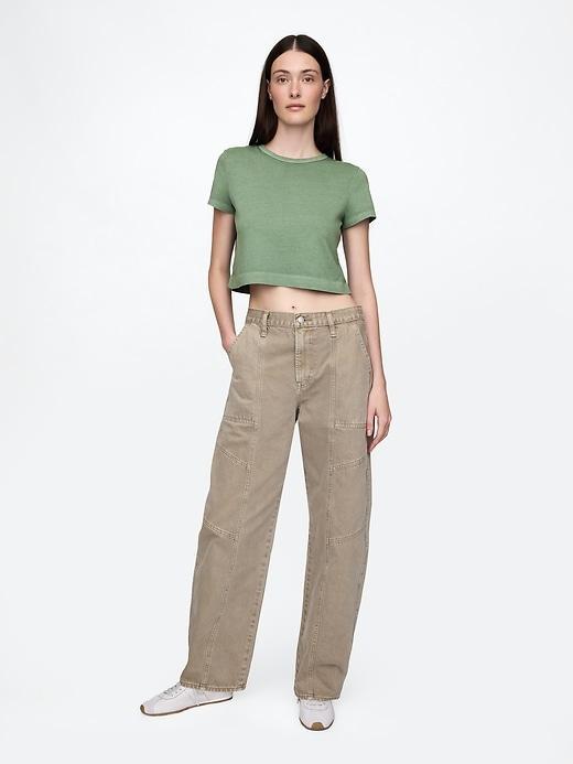 Organic Cotton VintageSoft Cropped T-Shirt Product Image