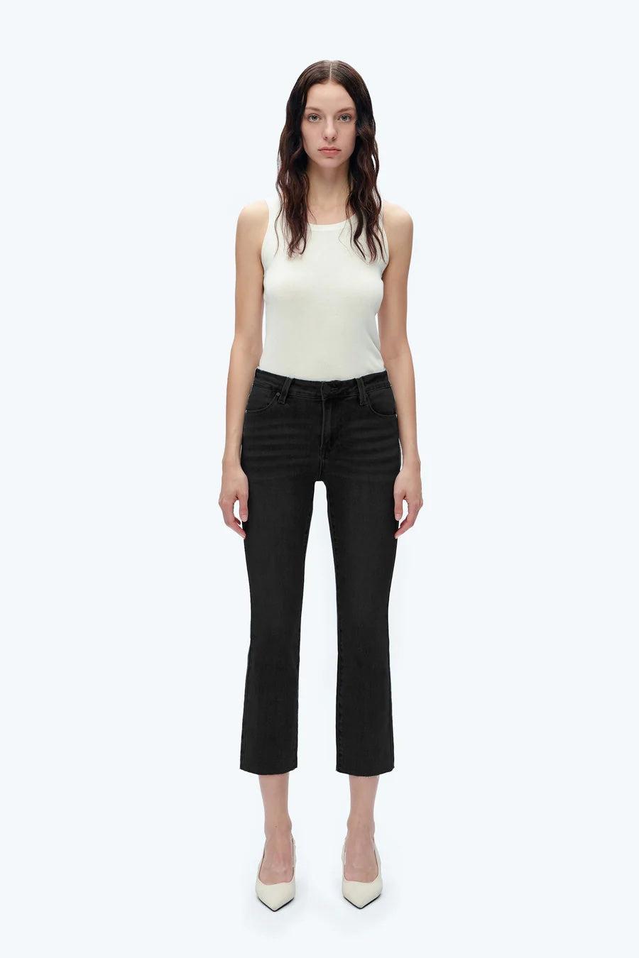 Bayeas Mid Rise Straight Jeans Product Image