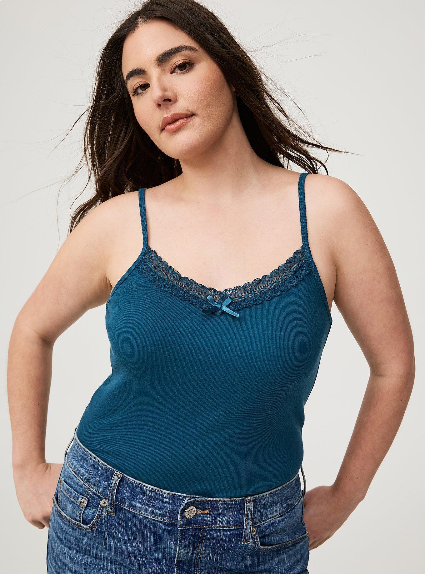 Lace Trim V-Neck Cami Product Image