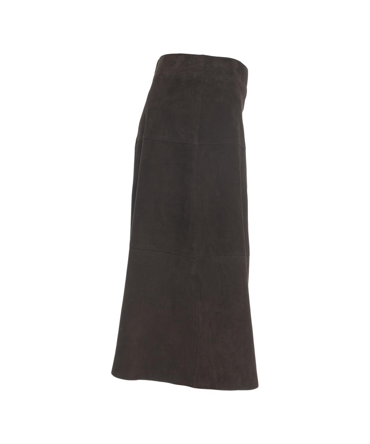 Suede midi skirt 'Rhea' Product Image