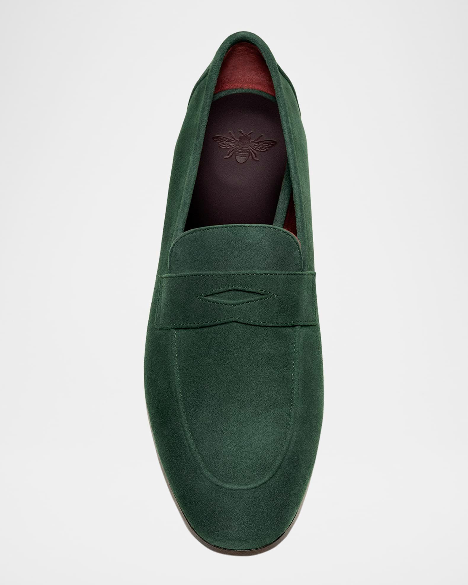 Suede Penny Loafers Product Image