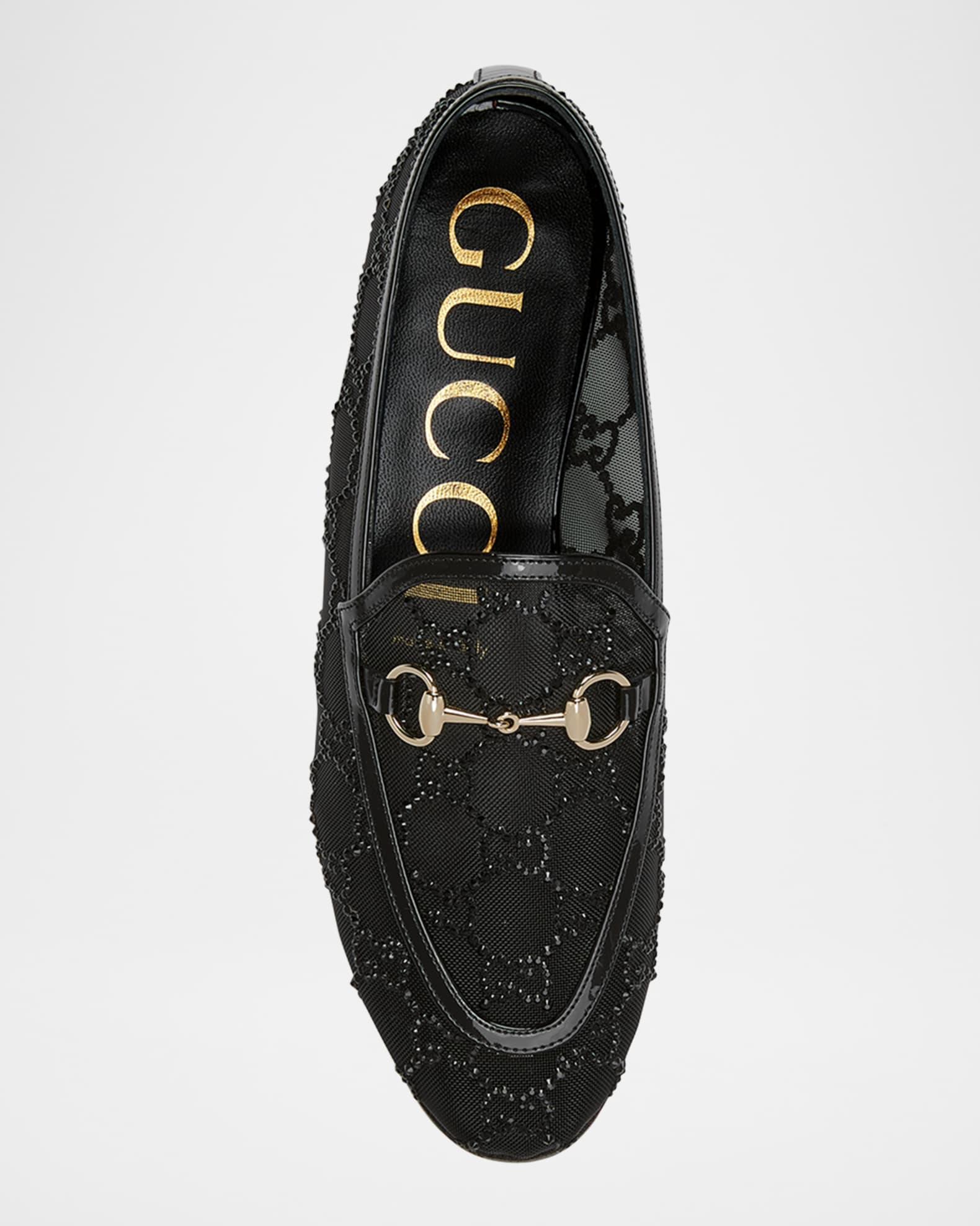 Mesh GG Crystal New Jordaan Loafers Product Image