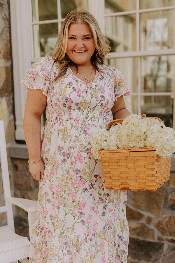 Wisteria Lane Floral Midi Dress Curves Product Image
