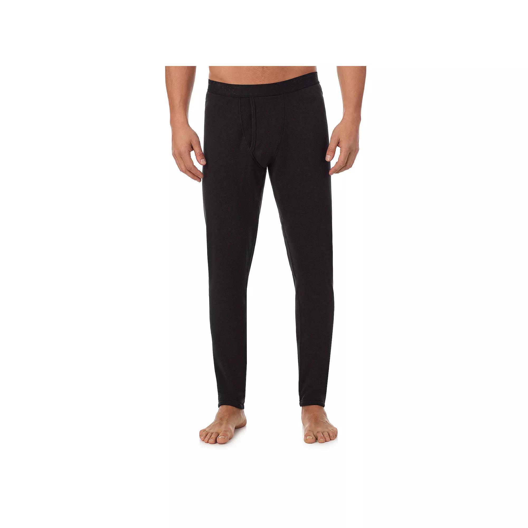 Mens Cuddl Duds Heavyweight ThermaBlend Performance Base Layer Pants Navy Grey Product Image