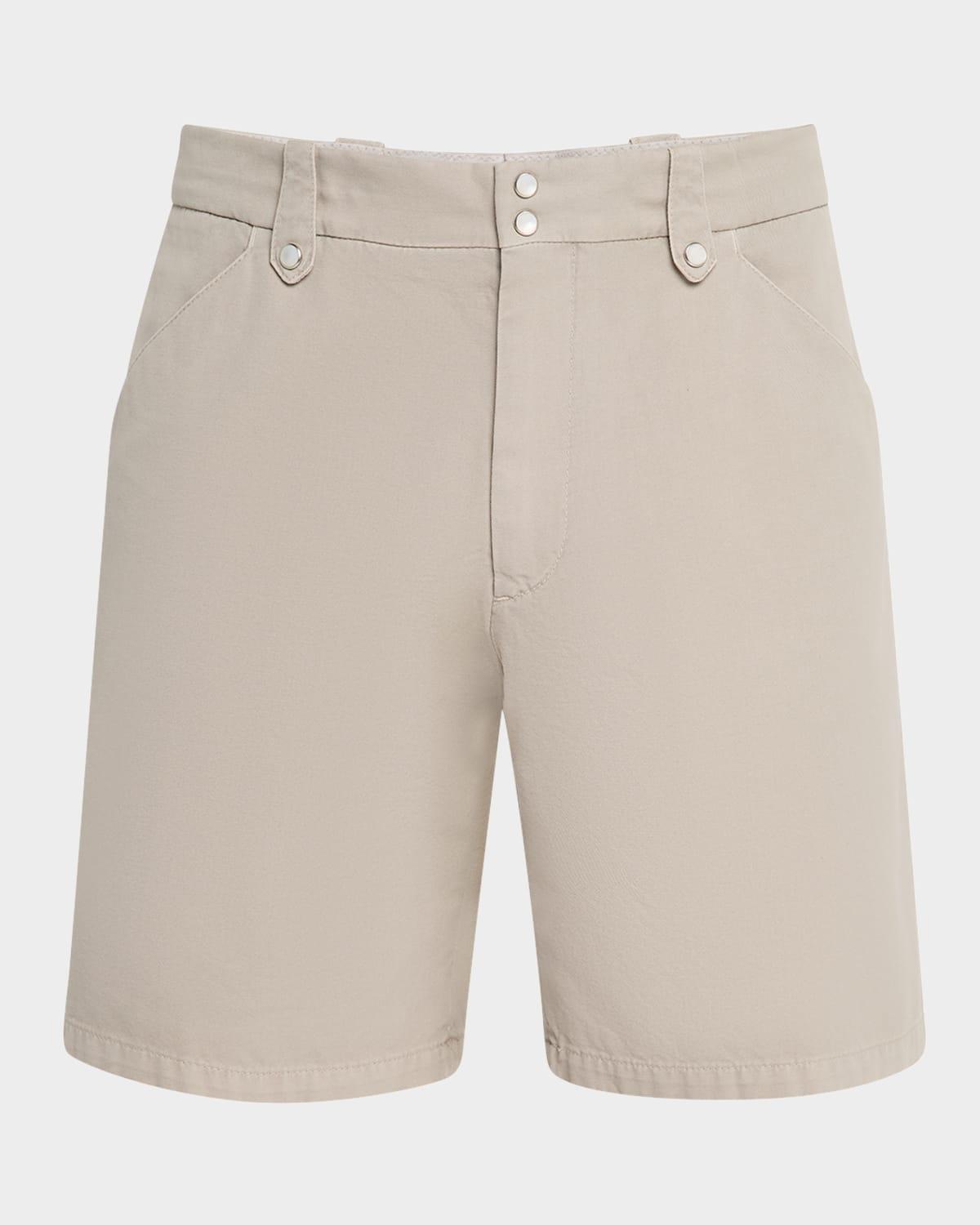 Mens Cotton Dyed Bermuda Shorts Product Image