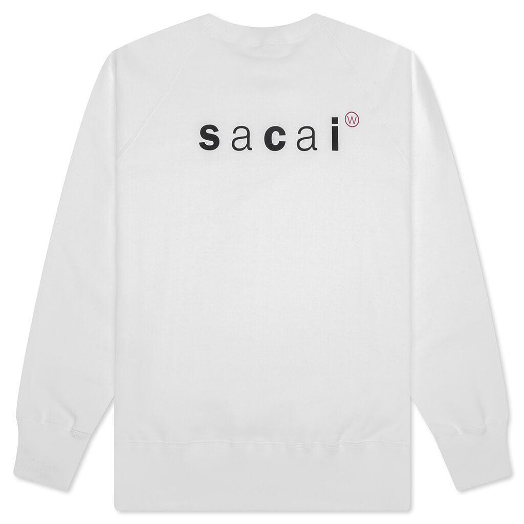Sacai x WTAPS Print Pullover - White Male Product Image