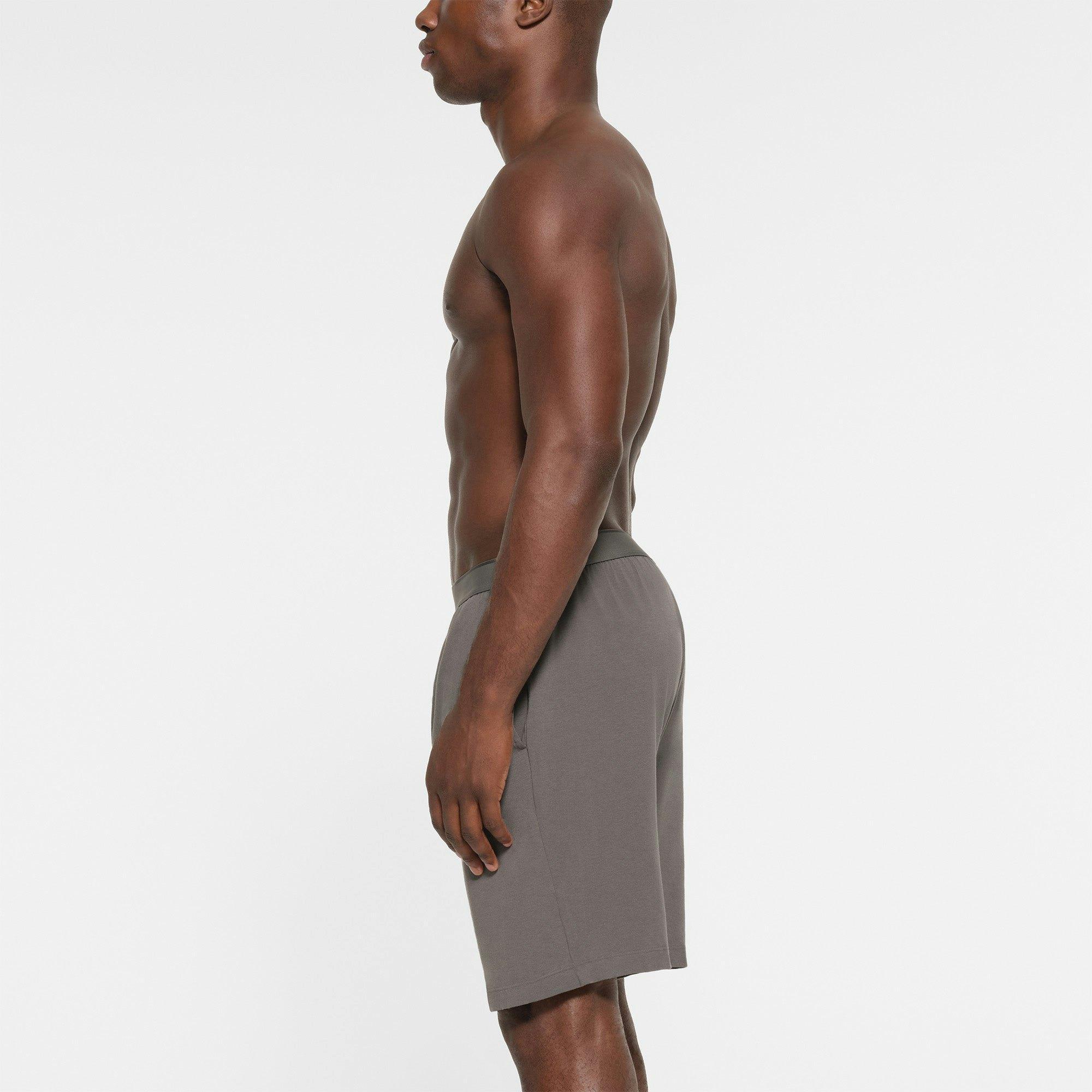 JERSEY SLEEP MENS SHORT | WASHED GUNMETAL Product Image