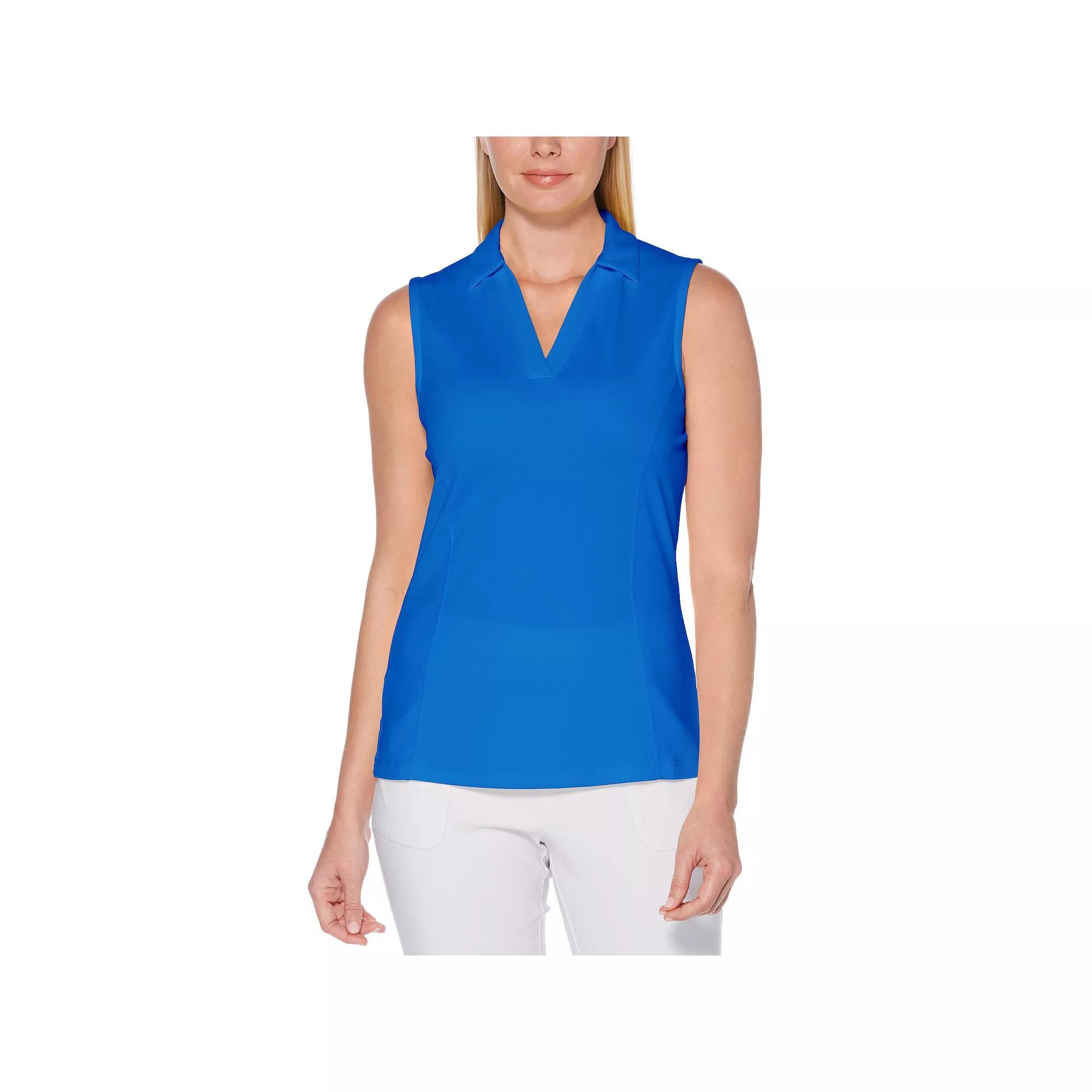Women's Grand Slam Sleeveless Golf Polo, Size: XS, Princess Blue Product Image