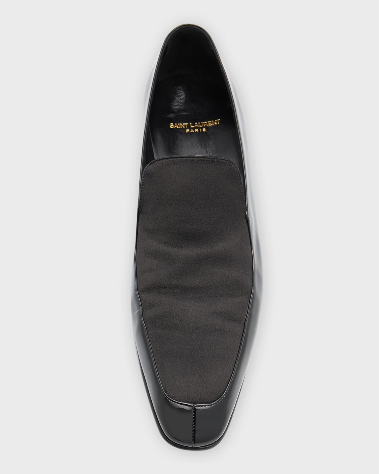 Men's Gabriel Patent Leather and Satin Loafers Product Image