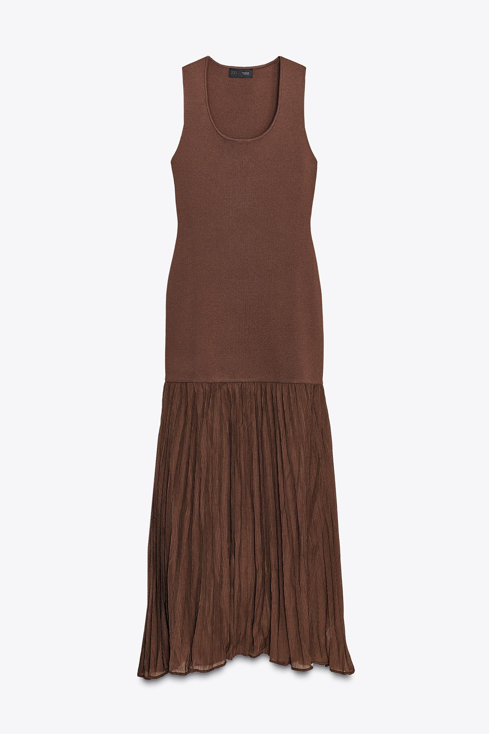 COMBINATION KNIT DRESS Product Image