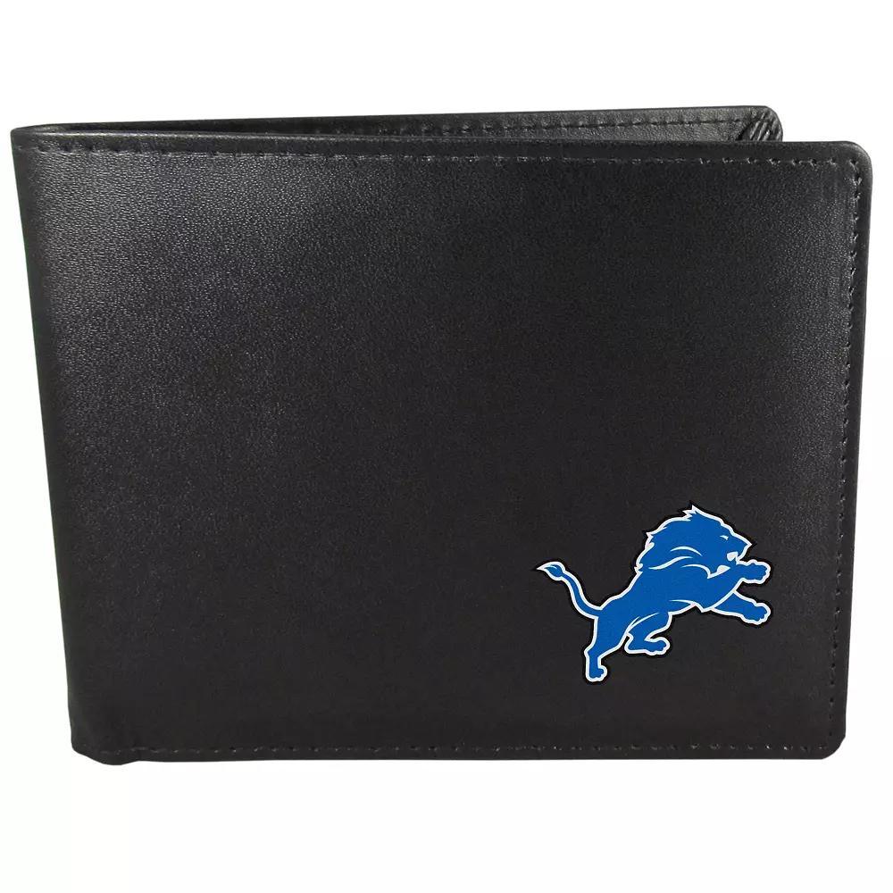 Men's Detroit Lions Bi-Fold Wallet, Black Product Image