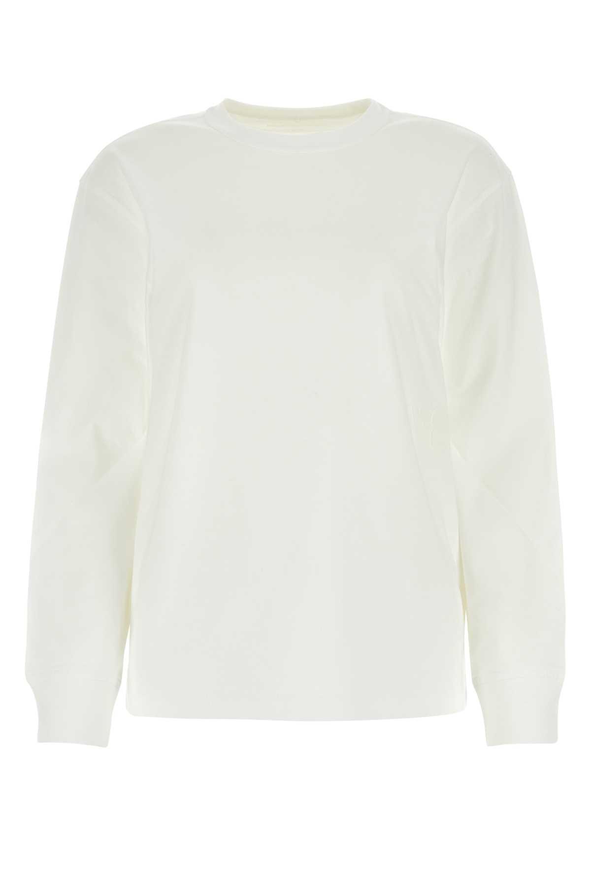 ALEXANDER WANG T White Cotton T-shirt In 100 Product Image