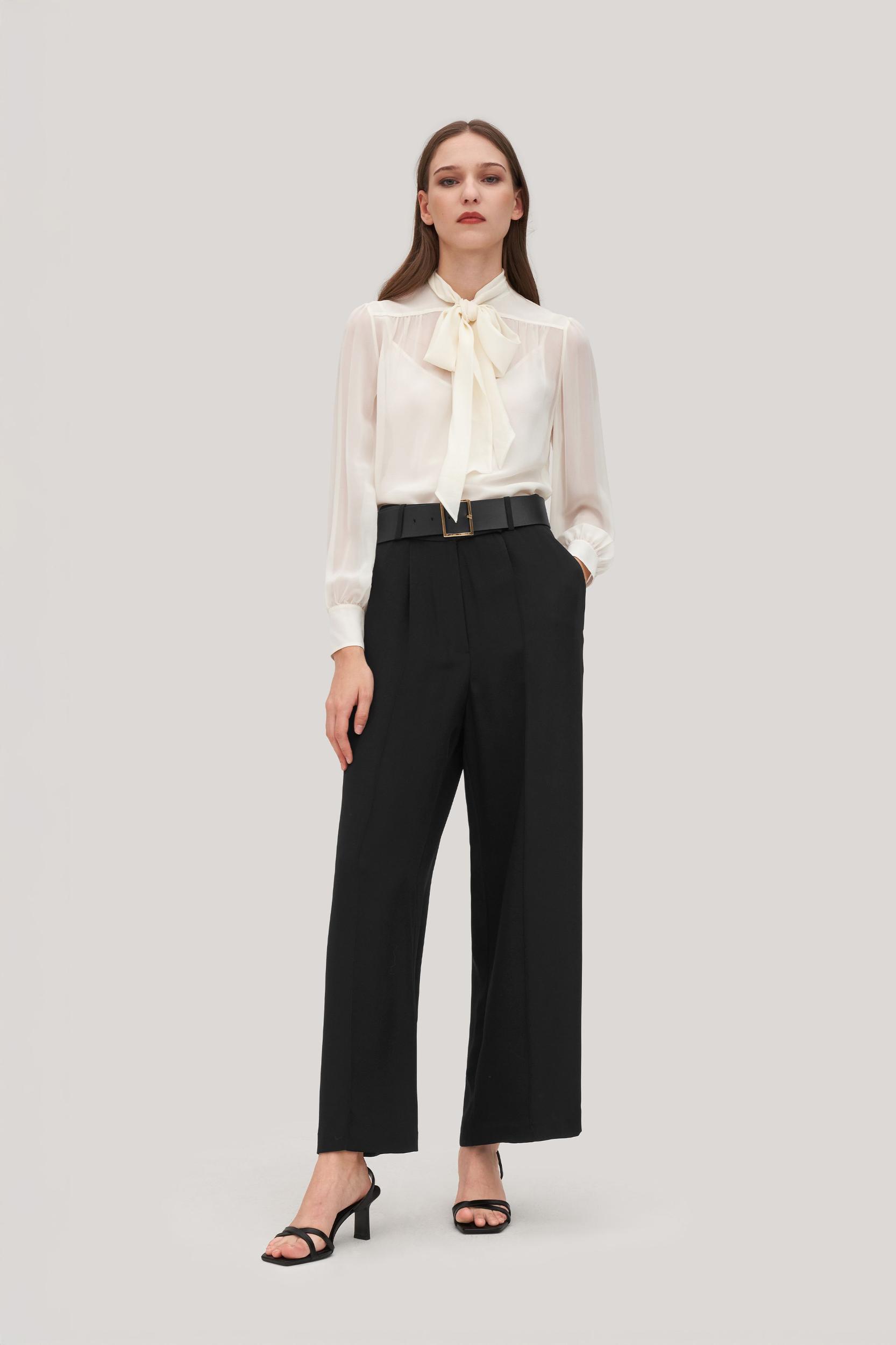 Heavy Crepe Silk Iris Pant Product Image