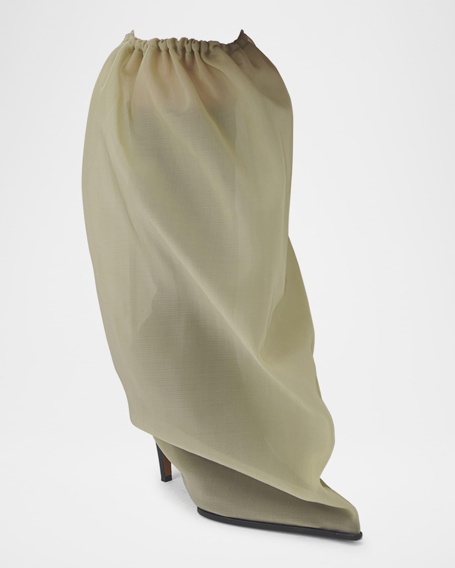 Sheer Bag Stiletto Boots Product Image