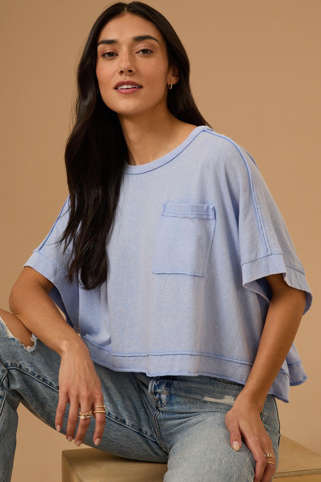 Khani Boxy Pocket Tee Product Image