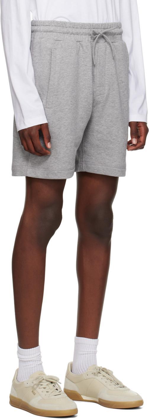 HUGO BOSS Gray Drawstring Shorts In Medium Grey 033 Product Image