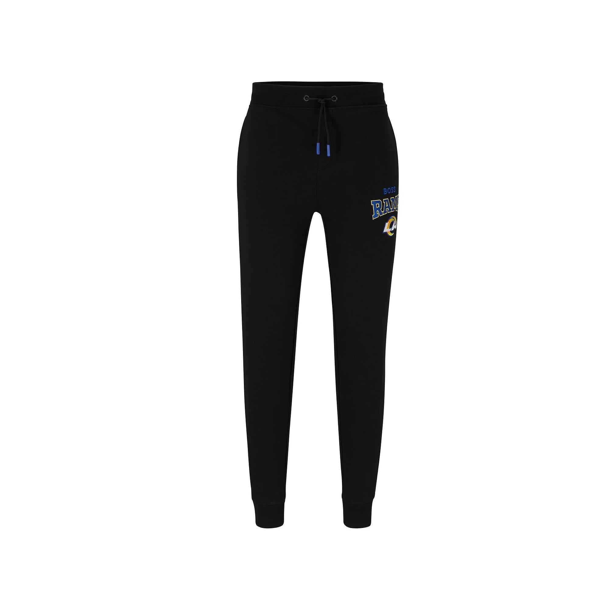 Men's BOSS X NFL  Black/Royal Los Angeles Rams Snap Pants, Size: 2XL Product Image
