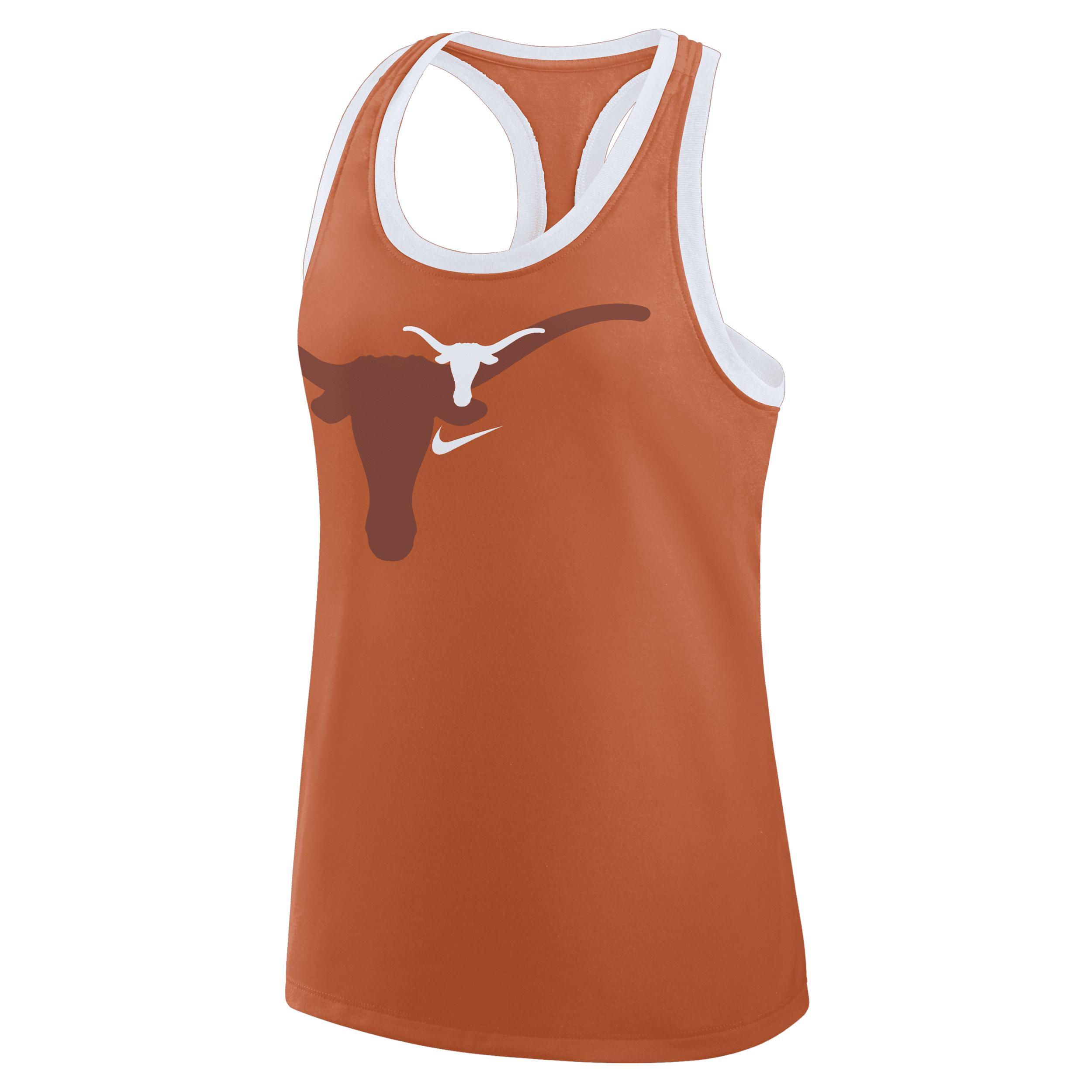 Texas Primetime Shadow Nike Women's College Racerback Tank Top Product Image